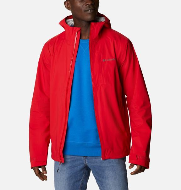 Columbia Omni-Tech Softshell Jacket Red For Men's NZ21649 New Zealand